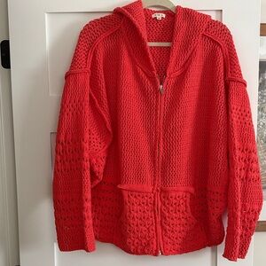 POL Vibrant Hooded Cardigan